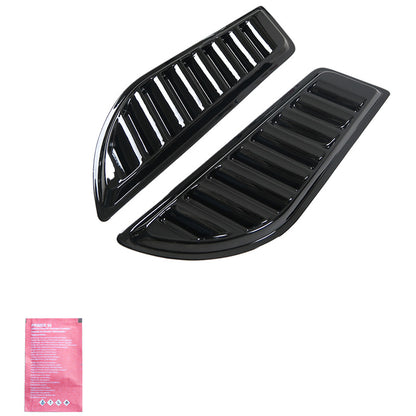 Oneway Motorhaube Lüftungsschlitze Pick-Up 4x4 - Universal - Schwarz glänzend
