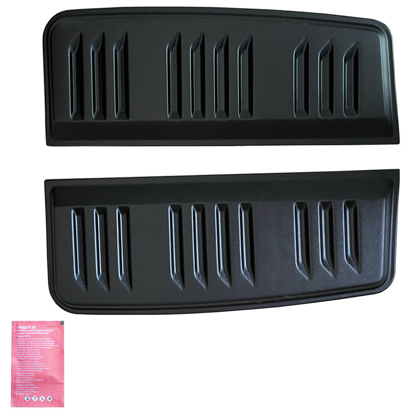 Oneway Lüftungsschlitze passend für Volkswagen Transporter T5.1/T6/T6.1 2010-2022 (Langer Radstand) - Mattschwarz