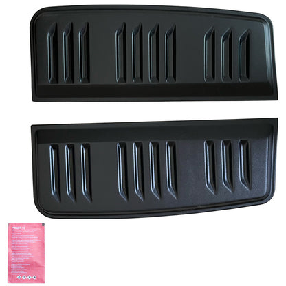 Oneway Lüftungsschlitze passend für Volkswagen Transporter T5.1/T6/T6.1 2010-2022 (Langer Radstand) - Mattschwarz