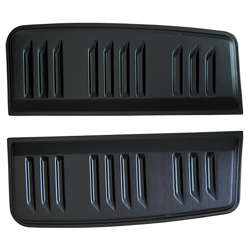 Oneway Lüftungsschlitze passend für Volkswagen Transporter T5.1/T6/T6.1 2010-2022 (Langer Radstand) - Mattschwarz