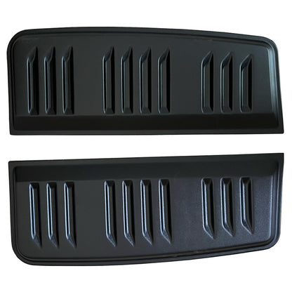 Oneway Lüftungsschlitze passend für Volkswagen Transporter T5.1/T6/T6.1 2010-2022 (Langer Radstand) - Mattschwarz