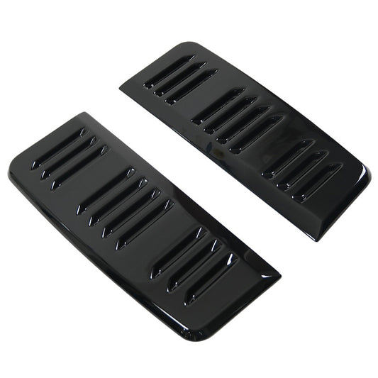 Oneway Lüftungsschlitze passend für Volkswagen Transporter T5.1/T6/T6.1 2010-2022 (Langer Radstand) - Version 2 - Schwarz ...