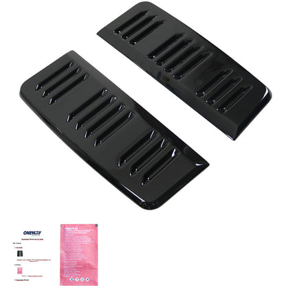 Oneway Lüftungsschlitze passend für Volkswagen Transporter T5.1/T6/T6.1 2010-2022 (Langer Radstand) - Version 2 - Schwarz ...