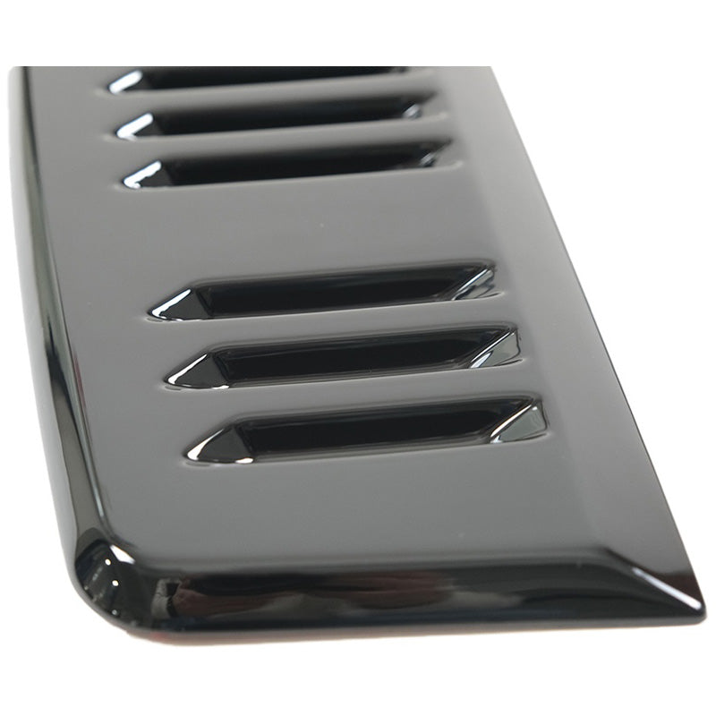 Oneway Lüftungsschlitze passend für Volkswagen Transporter T5.1/T6/T6.1 2010-2022 (Langer Radstand) - Version 2 - Schwarz ...