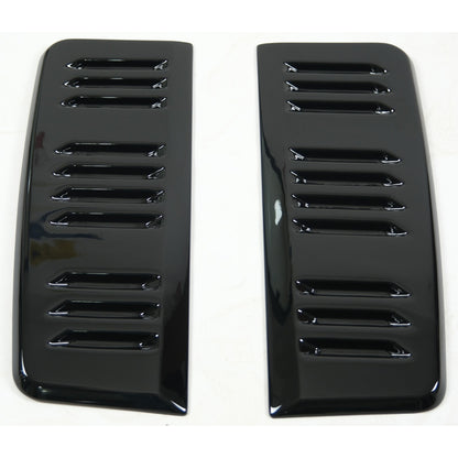 Oneway Lüftungsschlitze passend für Volkswagen Transporter T5.1/T6/T6.1 2010-2022 (Langer Radstand) - Version 2 - Mattschwarz