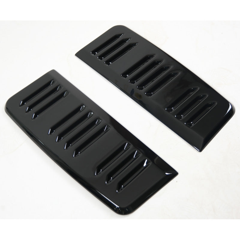 Oneway Lüftungsschlitze passend für Volkswagen Transporter T5.1/T6/T6.1 2010-2022 (Langer Radstand) - Version 2 - Mattschwarz