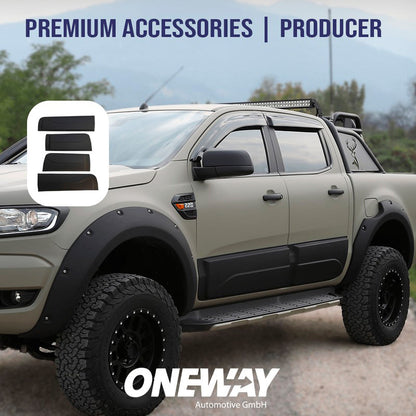 Oneway Karosserieverkleidung passend für Ford Ranger T6/T7/T8 2012-2022 - Mattschwarz