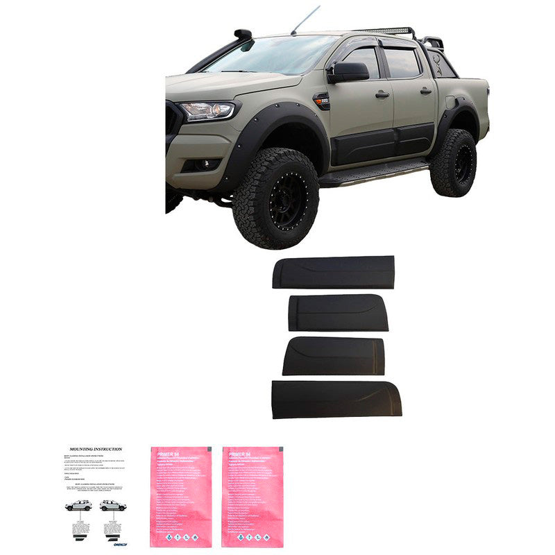 Oneway Karosserieverkleidung passend für Ford Ranger T6/T7/T8 2012-2022 - Mattschwarz