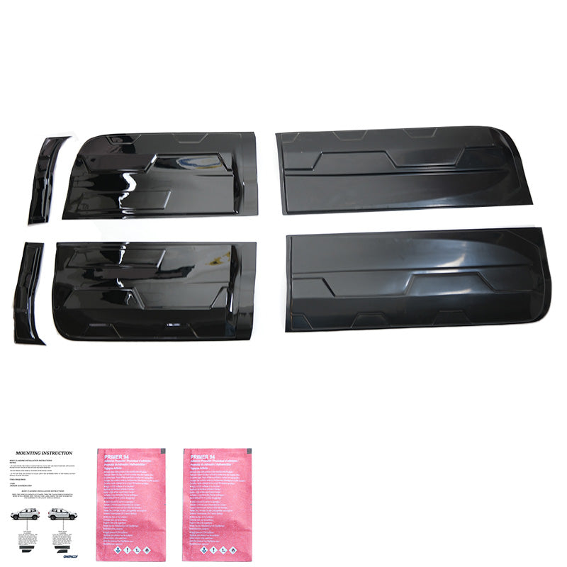 Oneway Karosserieverkleidung passend für Ford Ranger T6/T7/T8 2012-2022 (Jumbo) - Schwarz glänzend