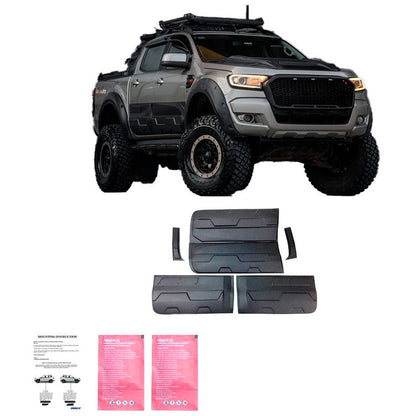 Oneway Karosserieverkleidung passend für Ford Ranger T6/T7/T8 2012-2022 (Jumbo) - Mattschwarz