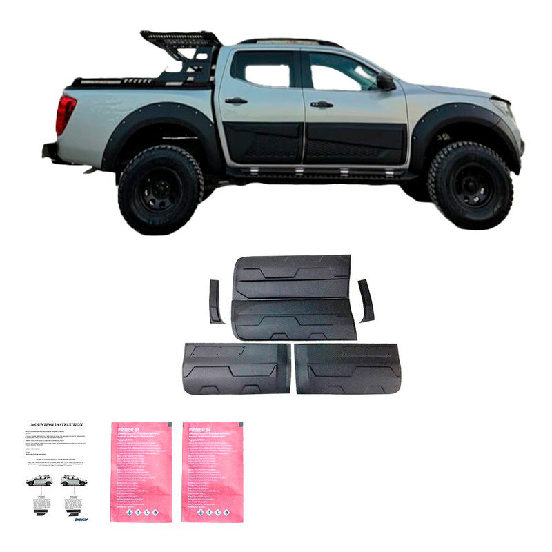 Oneway Karosserieverkleidung passend für Ford Ranger T6/T7/T8 2012-2022 (Jumbo) - Mattschwarz