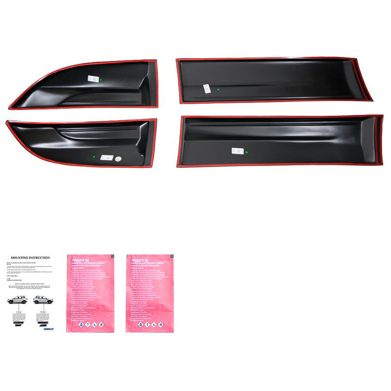 Oneway Karosserieverkleidung passend für Mitsubishi L200 Triton 4 2007-2014 - Mattschwarz