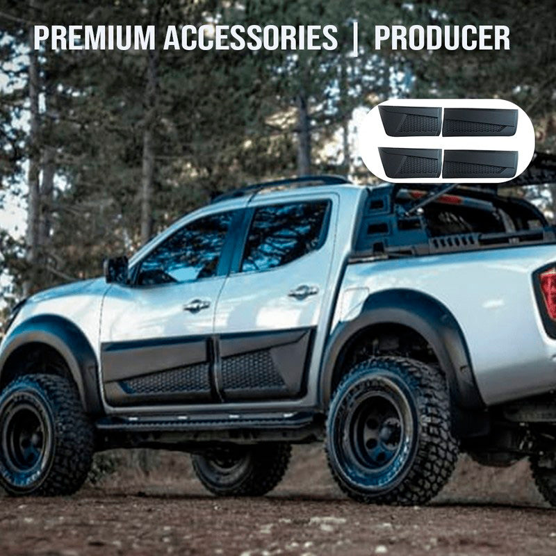 Oneway Karosserieverkleidung passend für Nissan Navara NP300 (D23) 2014-2021 (Jumbo) - Mattschwarz