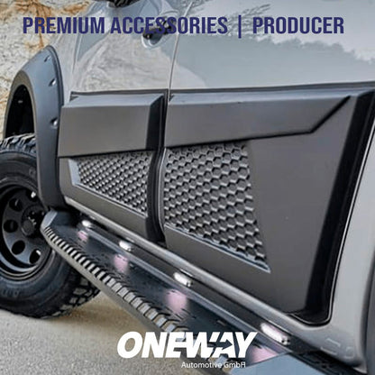 Oneway Karosserieverkleidung passend für Nissan Navara NP300 (D23) 2014-2021 (Jumbo) - Mattschwarz