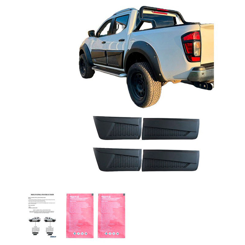 Oneway Karosserieverkleidung passend für Nissan Navara NP300 (D23) 2014-2021 (Jumbo) - Mattschwarz