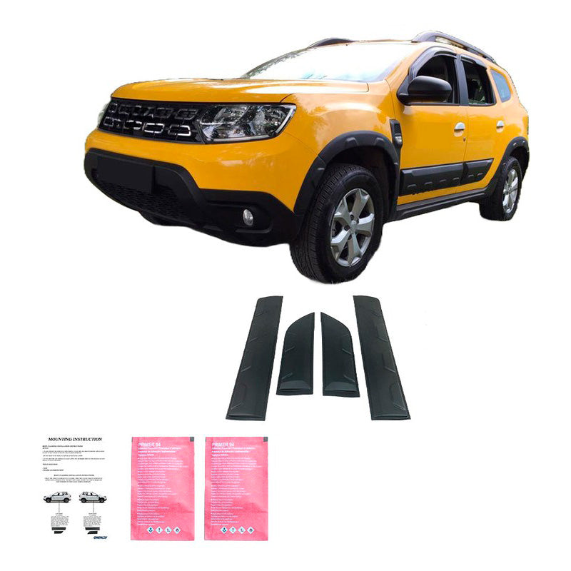 Oneway Karosserieverkleidung passend für Dacia Duster II 2018-2024 (Off-Road) - Mattschwarz
