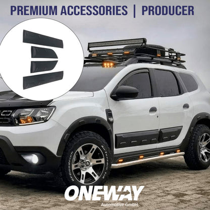 Oneway Karosserieverkleidung passend für Dacia Duster II 2018-2024 (Off-Road) - Mattschwarz