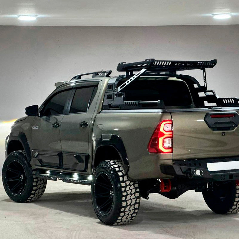 Oneway Karosserieverkleidung passend für Toyota Hilux 8.Gen. 2015- - Mattschwarz