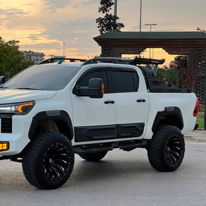 Oneway Karosserieverkleidung passend für Toyota Hilux 8.Gen. 2015- - Mattschwarz