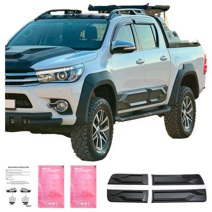 Oneway Karosserieverkleidung passend für Toyota Hilux 8.Gen. 2015- - Mattschwarz