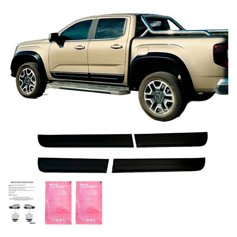 Oneway Karosserieverkleidung passend für Volkswagen Amarok MK2 2022- - Mattschwarz