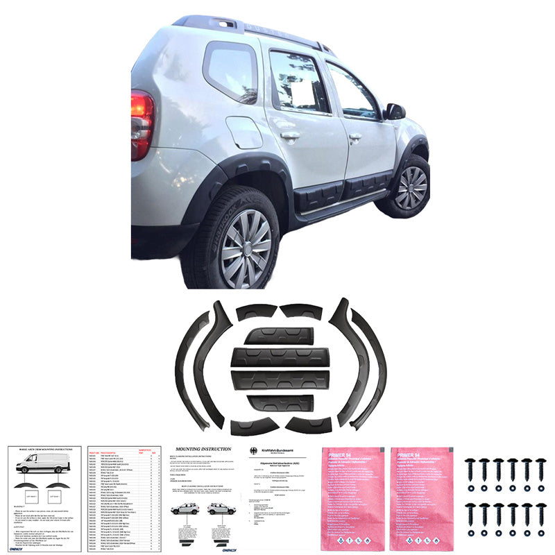 Oneway Kompletter Umbausatz passend für Dacia Duster I 2010-2017 (Offroad) - Mattschwarz