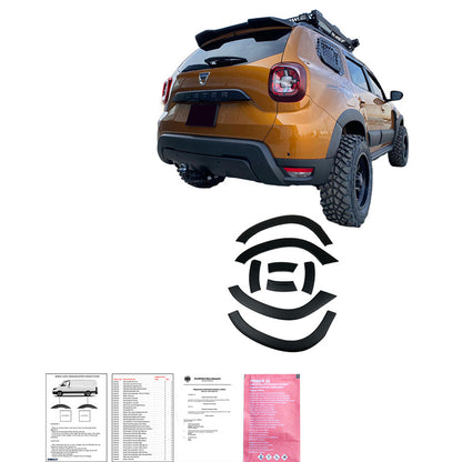 Oneway Kompletter Umbausatz passend für Dacia Duster II 2018-2024 (ohne Duster Markierung) - Mattschwarz