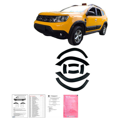 Oneway Kompletter Umbausatz passend für Dacia Duster II 2018-2024 (Offroad) (ohne Duster Markierung) - Mattschwarz