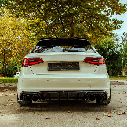 Oneway Kompletter Umbausatz passend für Audi S3 Sportback 8V 2013-2016 - Schwarz glänzend