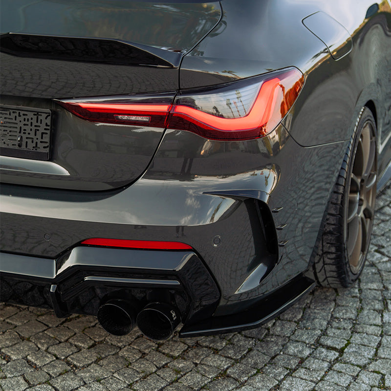 Oneway Kompletter Umbausatz passend für BMW 4er G22/G23 Coupe/Cabrio M-Pack/M440i 2020-2024 & Facelift 2024- - Schwarz glä...