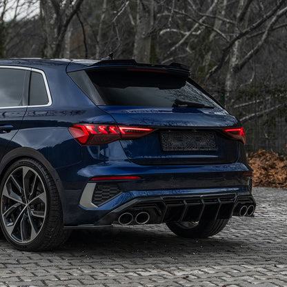 Oneway Kompletter Umbausatz passend für Audi A3 8Y Sportback S3/S-Line 2020-2024 - Schwarz glänzend