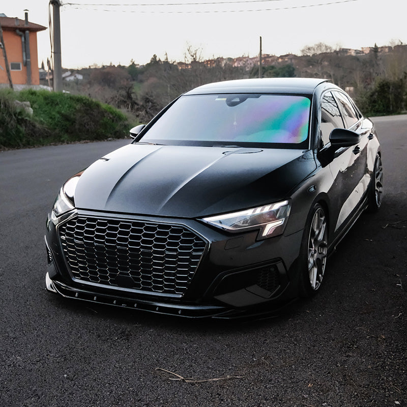 Oneway Kompletter Umbausatz passend für Audi A3 (8Y) Limousine 2020-2024 exkl. S-Line/S3/RS3 - Schwarz glänzend
