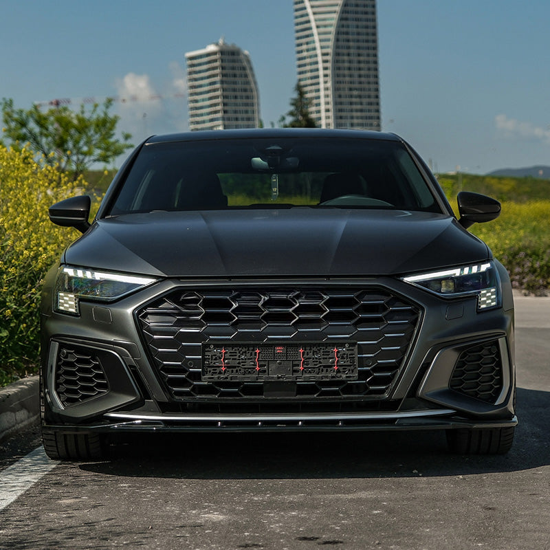 Oneway Kompletter Umbausatz passend für Audi A3 8Y Limousine S3/S-Line 2020-2024 - Schwarz glänzend