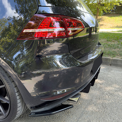 Oneway Kompletter Umbausatz passend für Volkswagen Golf VII HB GTi/GTD 2013-2016 - Schwarz glänzend