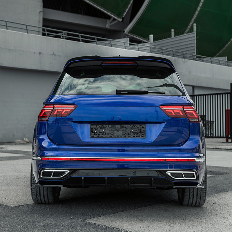 Oneway Kompletter Umbausatz passend für Volkswagen Tiguan II R-Line Facelift 2020-2024 - Schwarz glänzend