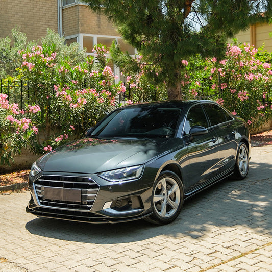 Oneway Kompletter Umbausatz passend für Audi A4 (B9) Limousine Facelift 2019-2024 - Schwarz glänzend