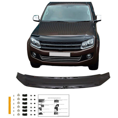 Oneway Motorhaubenschutz passend für Volkswagen Amarok MK1 2010-2022 - Schwarz glänzend