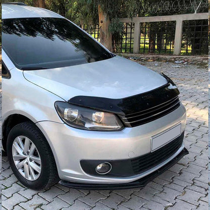 Oneway Motorhaubenschutz passend für Volkswagen Caddy MK3 Facelift 2010-2015 - Schwarz glänzend