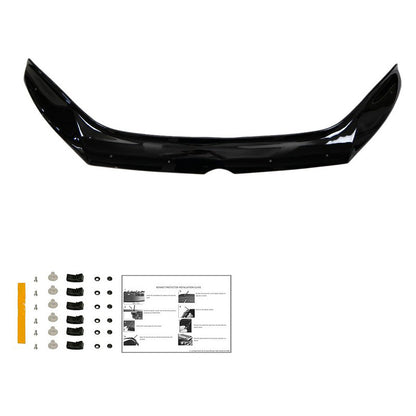 Oneway Motorhaubenschutz passend für Volkswagen Caddy MK3 Facelift 2010-2015 - Schwarz glänzend