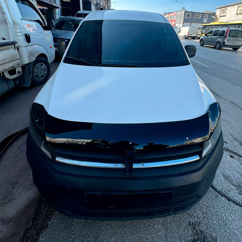 Oneway Motorhaubenschutz passend für Volkswagen Caddy MK4 2015-2020 - Schwarz glänzend