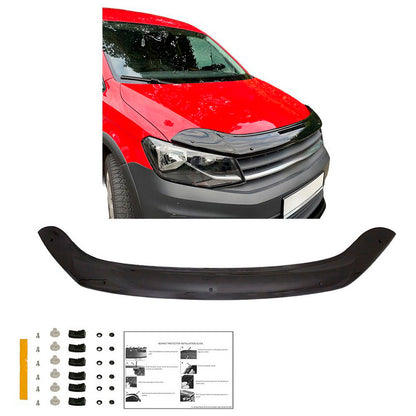 Oneway Motorhaubenschutz passend für Volkswagen Caddy MK4 2015-2020 - Schwarz glänzend