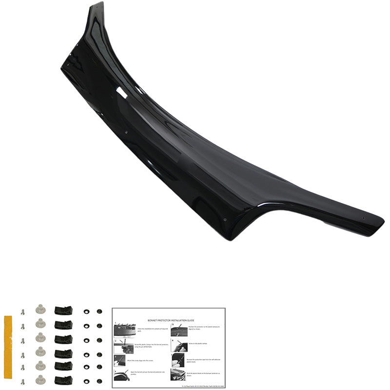 Oneway Motorhaubenschutz passend für Ford Transit Connect 2002-2008 - Schwarz glänzend