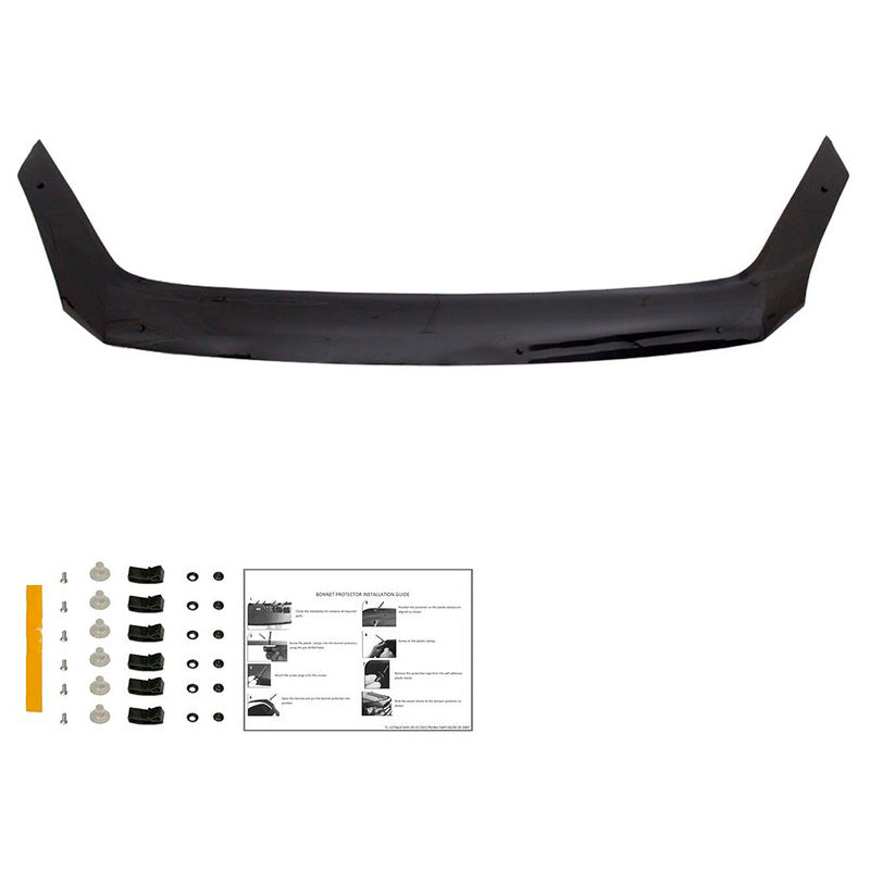 Oneway Motorhaubenschutz passend für Volkswagen Crafter MK1 & MK1 Facelift 2006-2016 - Schwarz glänzend