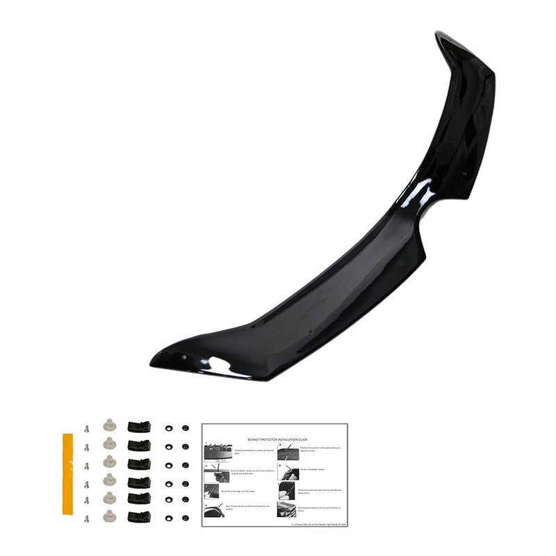 Oneway Motorhaubenschutz passend für Renault Clio D 2012-2019 - Schwarz glänzend