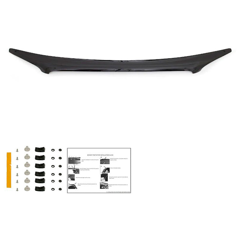 Oneway Motorhaubenschutz passend für Fiat Doblo 1.Gen. Facelift 2006-2010 - Schwarz glänzend
