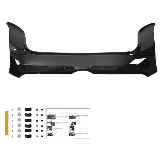 Oneway Motorhaubenschutz passend für Fiat Doblo 2.Gen. 2010-2015 - Schwarz glänzend