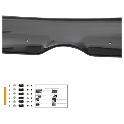 Oneway Motorhaubenschutz passend für Fiat Doblo 2.Gen. 2010-2015 - Schwarz glänzend