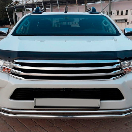 Oneway Motorhaubenschutz passend für Toyota Hilux 8.Gen. 2015-2020 - Schwarz glänzend