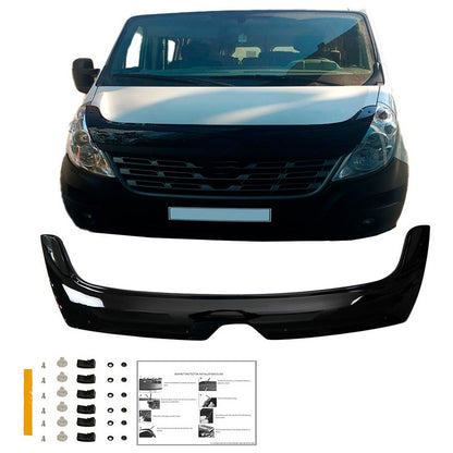 Oneway Motorhaubenschutz passend für Renault Master 3.Gen. Facelift 2014-2018 - Schwarz glänzend