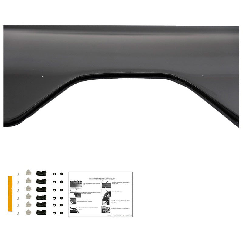 Oneway Motorhaubenschutz passend für Renault Master 3.Gen. Facelift 2014-2018 - Schwarz glänzend